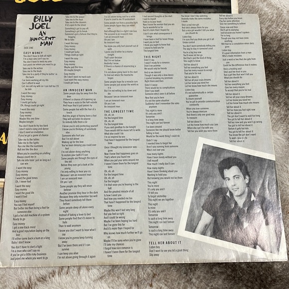 billy joel - an innocent man - vinyl - Picture 2 of 5